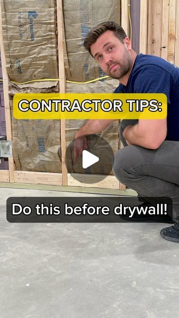 Rabworks, LLC on Instagram: "You angle nailers just stay out of the comments 😂 

#drywalltips #basetips #contractortips #remodeltips #tipsandtricks #rabworks #contractor #construction #iowaremodeler #contractorsofinsta" Drywall Construction, Diy Backyard Fence, Mobile Home Repair, Timber Frame House, Framing Construction, Drywall Installation, Easy Diy Hacks, Tool Room, Home Building Tips