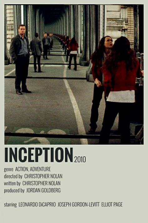 Inception Inception Polaroid Poster, Inception Poster Minimalist, Inception Wallpaper, Inception Movie Poster, Inception Poster, Inception Movie, Paris Bridge, Books Fiction, Movies Posters