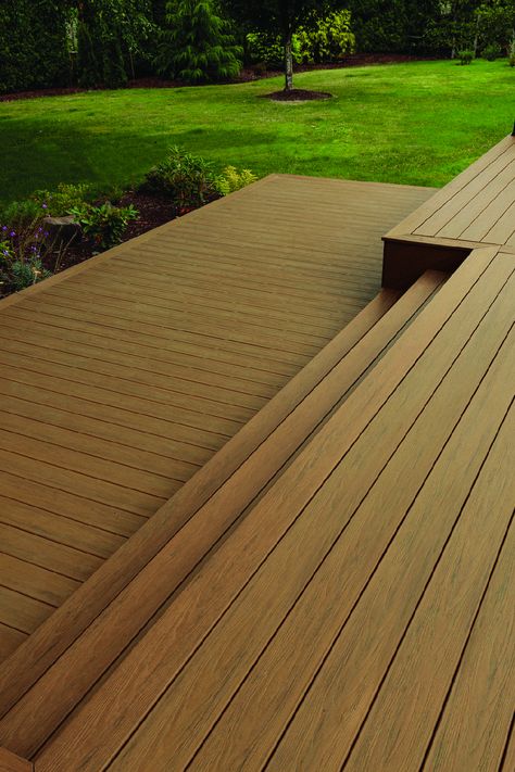 Extending A Deck Ideas, Extending A Deck, How To Extend A Deck, Deck Layout Ideas Furniture, Deck Designs Layout, Raised Wooden Deck, Deck Extension Ideas, Timbertech Deck Ideas, Outdoor Kitchen Deck