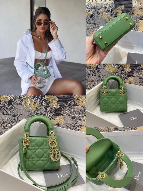 Lady Dior Micro, Dior Bag Outfit, Brands Bags, Lady Dior Handbag, Luxury Tote Bags, Luxury Bags Collection, Bags Cross, Girly Bags, Cross Body Bags