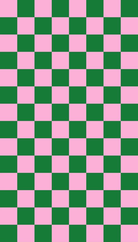 Aesthetic wallpaper Pink Checker Wallpaper, Green Pink Aesthetic Wallpaper, Checkered Background Aesthetic, Fun Backgrounds, Pretty Phone Backgrounds, Checker Wallpaper, Checker Background, Checkered Background, Cute Summer Wallpapers