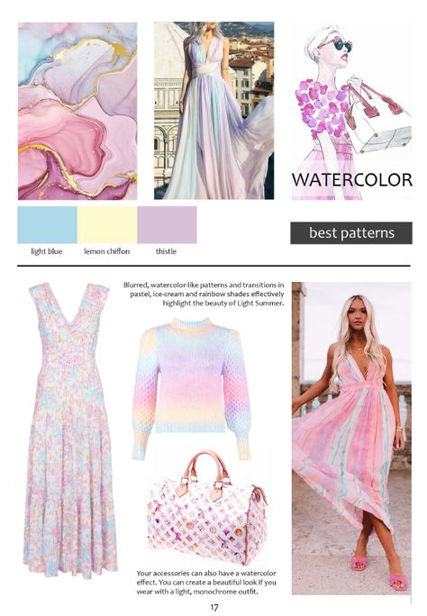 Light Summer Style, Light Summer Color Palette, Dress Body Type, Gamine Style, Lemon Chiffon, Summer Color Palette, Monochrome Outfit, Soft Summer, Color Analysis