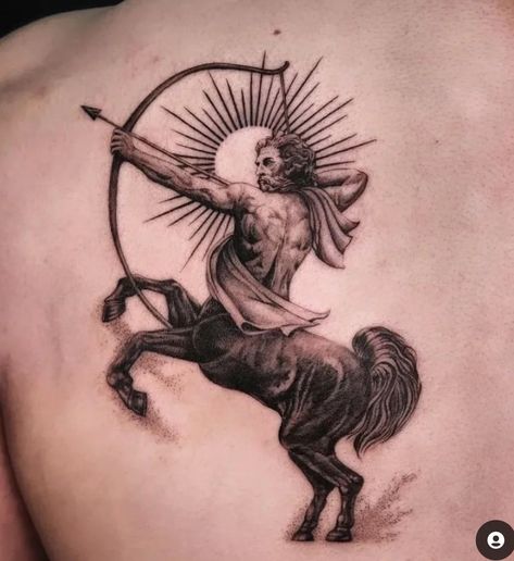 Sagittarius Flower, Sagittarius Tattoos, Sagittarius Tattoo Designs, Sagittarius Art, Gay Tattoo, Sagittarius Tattoo, Blackout Tattoo, Scary Tattoos, Zodiac Sign Tattoos