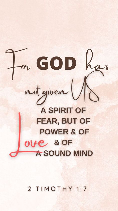 Power Love Sound Mind Tattoo, God Has Not Given Us A Spirit Of Fear, For God Has Not Given A Spirit Of Fear, Bible Affirmations, 2 Timothy 1 7, Narcissism Relationships, Hebrews 11, Spirit Of Fear, Bible Promises