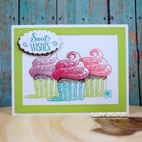 Stampin Up Hello Cupcake Cards, Cupcake Birthday Cards Handmade, Hello Cupcake Stampin Up Cards, Cupcake Birthday Cards, Hello Cupcake, Cupcake Cards, Cupcake Card, Bday Cards, Hand Stamped Cards