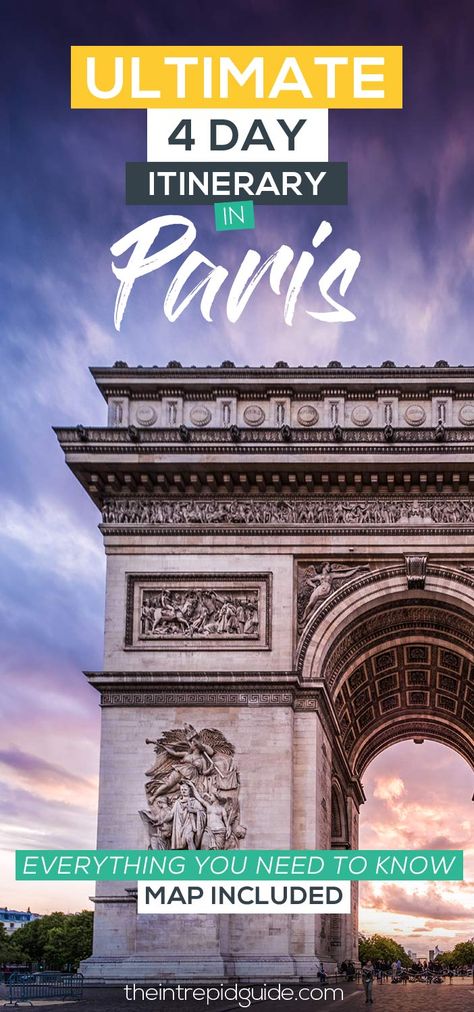 Paris Itinerary 4 Days, Paris In 4 Days, What To Do In Paris, 4 Days In Paris, Travel Phrases, Paris 2023, Paris Itinerary, Holiday Travel Destinations, Paris Travel Tips