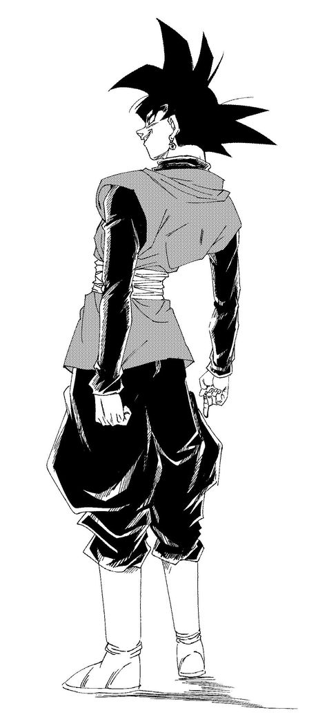 Black Manga, Evil Goku, Goku Art, Goku Pics, Goku Manga, Image Dbz, Interesting Drawings, Art Dragon, Art Style Challenge