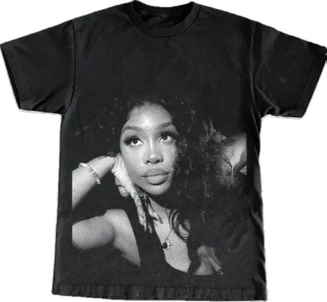 Sza Shirt Outfit, Sza Graphic Tee, Sza Looks, Sza Fits, Sza Graphic, Sza Merch, Sza Shirt, Ahs Style, Girl Essentials