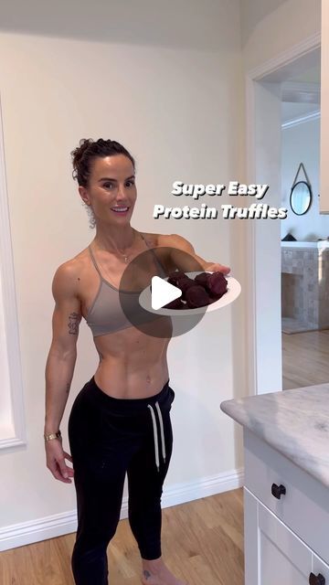 Senada Greca, MBA on Instagram: "4 Ingredients only, Easy, Delish Protein Truffles - these have been my go to post workout snack or anytime my sweet tooth kicks in 😋… and I have a MAD sweet tooth ☺️

Find all my favorite recipes in my NEW WeRise App 👉 Iink in B!0

You probably have all these ingredients handy so PLEASE make these! They are sooooo goooood!

1. 1 cup of greek yogurt
2. 60 grams of Chocolate or Vanilla Protein Powder, added slowly (more if needed) to create a very thick consistency
3. 1/2 cup of chopped walnuts
4. Mix well and roll into balls
5. Microwave to melt 50 grams of dark chocolate w 1 tsp of coconut oil 
6. Roll the protein balls in the chocolate
7. May place in the fridge to set or enjoy right away" Protein Truffles, Post Workout Snack, My Favorite Recipes, Post Workout Snacks, Protein Balls, Workout Snacks, Snack Treat, Protein Ball, Staying Healthy