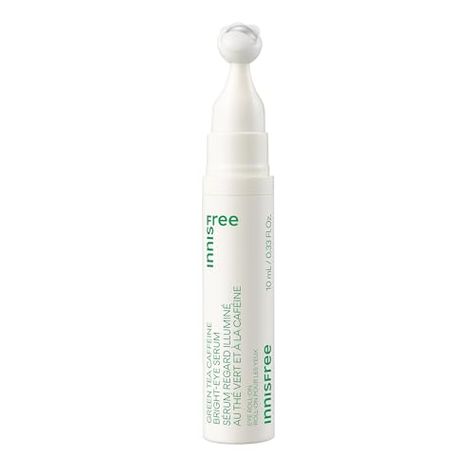 innisfree Green Tea Caffeine Bright-Eye Serum with Niacinamide, Cooling Korean Eye Serum, Hydrating Eye Cream (Packaging May Vary) Innisfree Eye Cream, Eye Cream Korean, Korean Eye Cream, Korean Eye, Innisfree Green Tea, Cream Packaging, Eyeliner Designs, Amazon Items, Hydrating Eye Cream