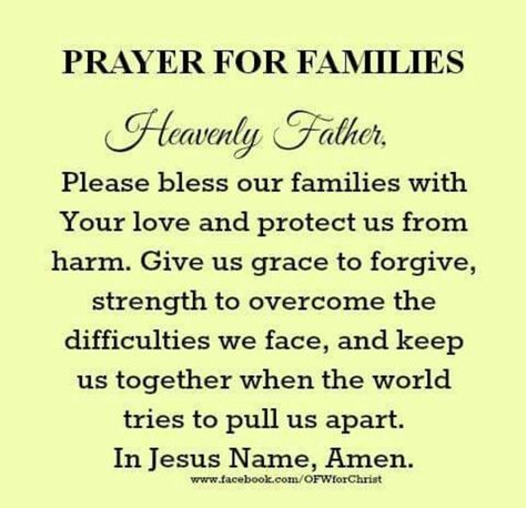 10 Powerful Prayers To Help You Throughout Your Life Prayer For My Family, Family Prayer, Prayer For My Children, Everyday Prayers, Prayer For Protection, Good Morning Prayer, Prayer For Family, Christian Prayers, Answered Prayers