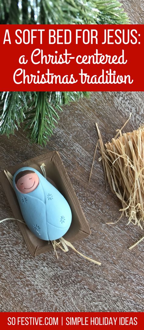 Giving Manger Diy, The Giving Manger Diy, Jesus Centered Christmas, Christ Centered Christmas Crafts, Giving Manger, The Giving Manger, Simple Christmas Ideas, Christ Centered Christmas Traditions, Keep Christ In Christmas