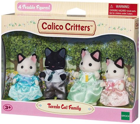 Sister Lily, Critters 3, Calico Critters Families, Youth Center, Ballroom Dancing, Calico Critters, Go To School, Cat Family, Tuxedo Cat