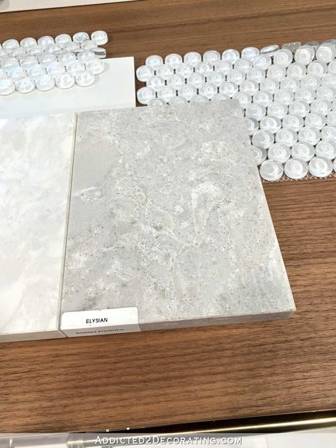 Bathroom Counter Tops Quartz, Bathroom Quartz Countertops Vanity Tops, Quartz In Bathroom, Bathroom Counter Quartz, Quartz Bathroom Countertops Vanities, Porcelain Countertops Bathroom, Gray Quartz Countertops Bathroom, Quartz Vanity Tops Bathroom, Quartz Countertop Bathroom