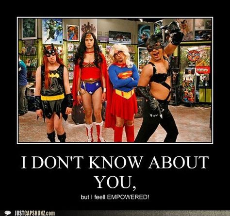 Love me some Big Bang Theory! Big Bang Theory Series, Superhero Costumes Female, Big Bang Theory Funny, Big Ban, Villains Party, The Bigbang Theory, Jim Parsons, Female Superhero, The Big Bang Theory