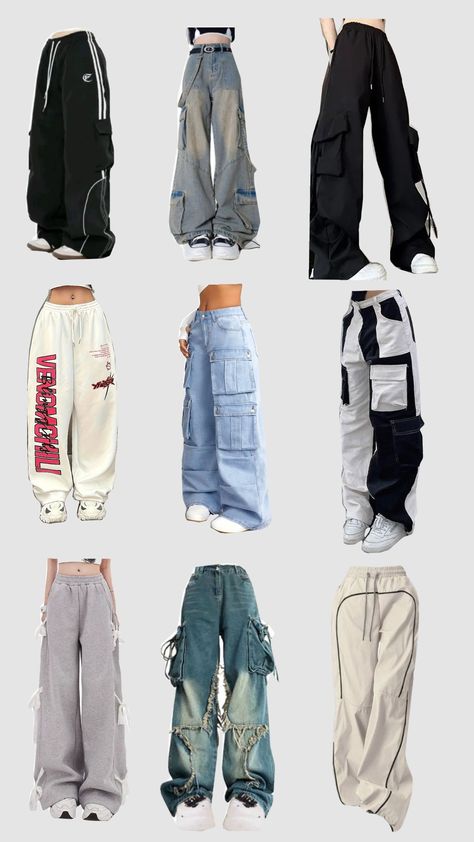 Drawing Of Cargo Pants, Baggy Y2k Cargo Pants, Cute Baggy Clothes, How To Style Baggy Pants, Cute Outfits Baggy, Baggy Clothes Y2k, Cute Baggy Outfits, Cute Baggy Pants, Baggy Clothes Outfit Aesthetic