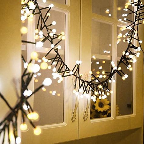 Globe String Lights Indoor, Outdoor Xmas Tree, Lights For Wedding, Tree Bedroom, Party Backyard, String Lights In The Bedroom, Christmas Globes, Christmas Fairy Lights, Decor Lights