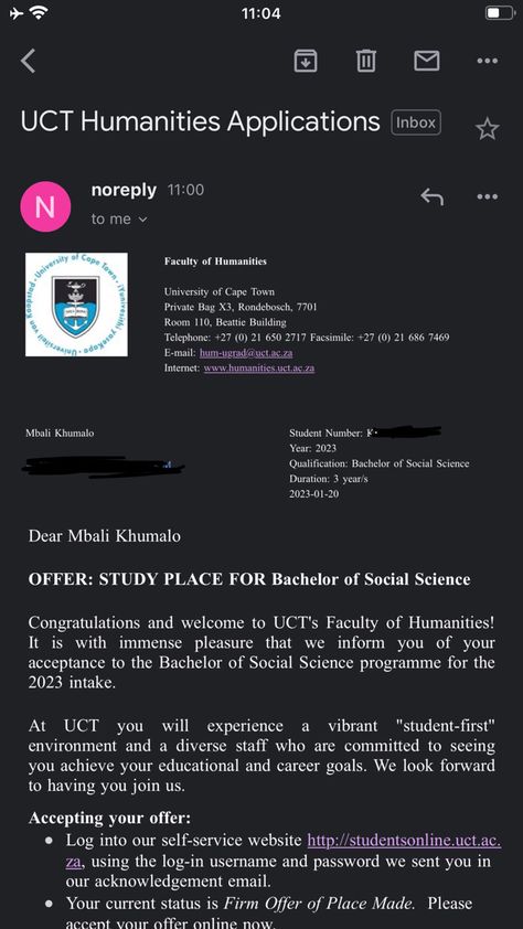 Uni Acceptance Letter Aesthetic, Uni Acceptance Aesthetic, Uct University, Uni Acceptance, University Acceptance Letter, Pinterest Manifestation, University Inspiration, Dream University, University Of Cape Town