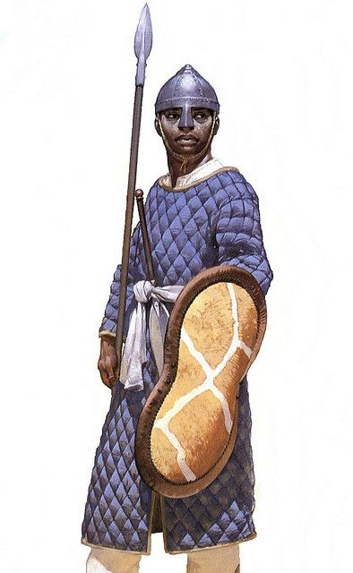 African Medieval Military Systems Pre-colonial - Culture - Nigeria Nubian Warrior, Warriors Illustration, Historical Warriors, Ancient Warfare, Historical Armor, Guild Wars, African History, Afro Art, African Culture