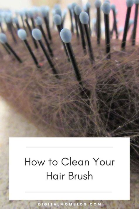 how to clean hairbrush How To Clean Hair Brushes, How To Clean Hair Brushes Diy, Cleaning A Hairbrush, Clean A Hairbrush, Clean Hairbrush Buildup, How To Clean Bamboo Hair Brush, Clean Your Hairbrush, Cleaning Tiktok, Brushing With Baking Soda