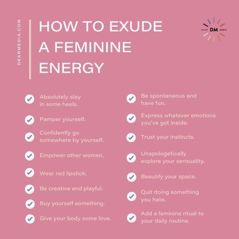 Feminine Energy Examples, Nurturing Feminine Energy, Radiate Feminine Energy, Embody Feminine Energy, How To Embody Feminine Energy, Feminine Essentials, Best Self Journal, Princess Energy, Baddie Advice