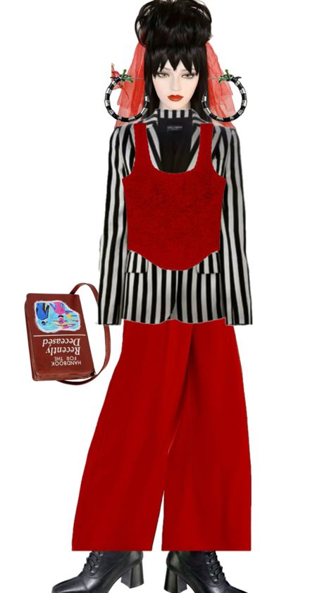 Beetlejuice inspired outfit Beetlejuice Inspired Outfit, Beetlejuice, Outfit Inspirations