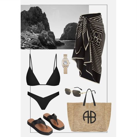 @a_fashion_mood_board on Instagram: “beach outfit idea 🏝 . . . . . . . #beachoutfitideas #beachoutfit #summerstyle #fashionista #whattowear #beachoutfits #capristyle…” Beach Outfit Mood Board, Outfit Mood Board, Instagram Beach, Fashion Mood Board, Outfits 2022, Outfit Idea, Beach Outfit, Spring Outfits, What To Wear