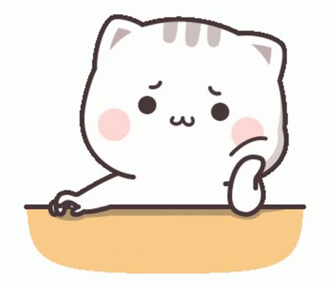 Tap Waiting GIF - Tap Waiting Bored - Discover & Share GIFs Cutie Cat-chan, Images Emoji, Cutie Cat, Bear Gif, Chibi Cat, Cute Bunny Cartoon, Cute Bear Drawings, Cute Kawaii Animals, Cute Cartoon Images