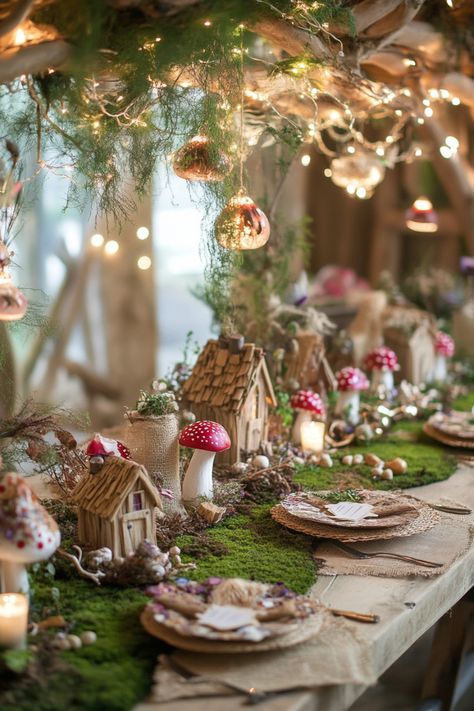 🌳 Step into a magical forest with the Whimsical Woodland baby shower theme! Decorate with trees, woodland creatures, and fairy lights. 🦊 Include activities like a nature scavenger hunt and serve forest-inspired treats. Let's create a baby shower that's a woodland wonderland! 🍄🧚‍♂️ Enchanted Forest Baby Shower Backdrop, Enchanted Baby Shower Centerpieces, Garden Fairy Baby Shower Ideas, Woodland Themed Centerpieces, Enchanted Theme Baby Shower Ideas, Spring Woodland Baby Shower Theme, Baby Shower Enchanted Forest Theme, Magical Forest Baby Shower Theme, Pagan Baby Shower Ideas