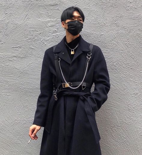 Eboy Outfits, Fashion Edgy, Street Style Edgy, Inspiration Fashion, Ulzzang Boy, All Black Outfit, Mode Inspo, Alternative Outfits, Hot Outfits