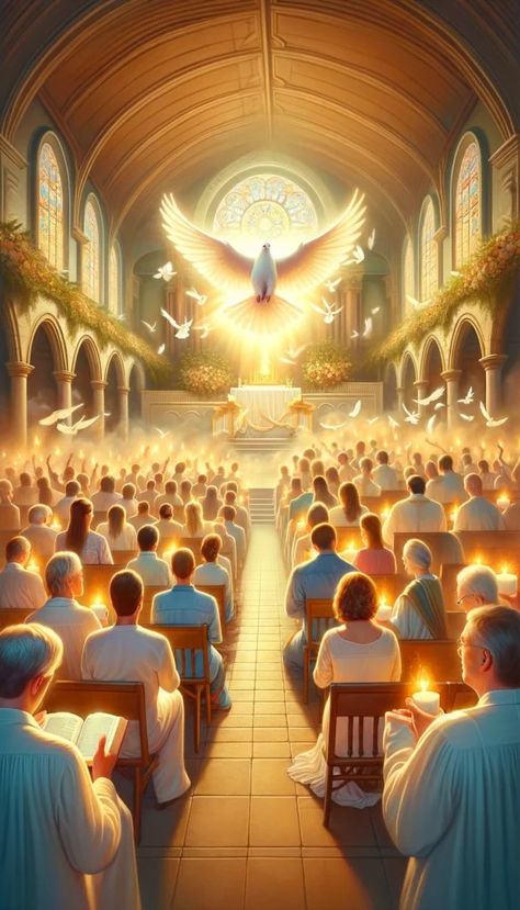 22 Powerful Holy Spirit-Filled Prayers for Pentecost in 2024 Praying Picture, Holy Spirit Images, Biblical Pictures, Holy Spirit Art, Come Holy Spirit, Holly Spirit, Christian Background Images, Jesus Love Images, Prayer Images