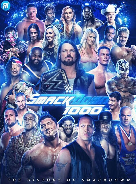 WWE SMACKDOWN LIVE 1000 2018 Mark Henry, Torrie Wilson, Shinsuke Nakamura, Kurt Angle, Compass Tattoo Design, Eddie Guerrero, Rey Mysterio, The Undertaker, Wwe Smackdown