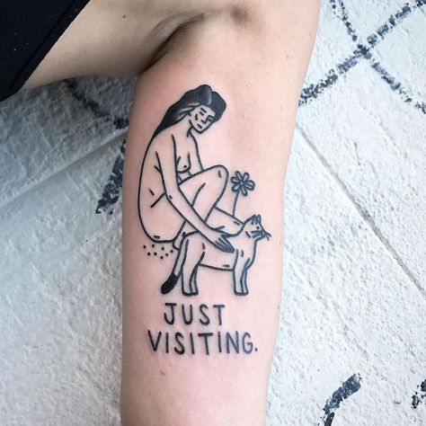 These Irreverent Tattoos From The German Tattoo Artist Will Catch Your Eye Sarcasm Tattoo, Tattoo Artistic, German Tattoo, Skin Marks, Tattoo Trend, With Tattoo, Simple Tattoo Designs, Change Image, Creative Tattoos