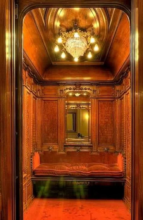 Antique Elevator, 1900s Stair Elevator, House Lift, Elevator Interior, Elevator Lobby, Savoy Hotel, Elevator Design, Lift Design, Vintage Hotels, Modern Hotel