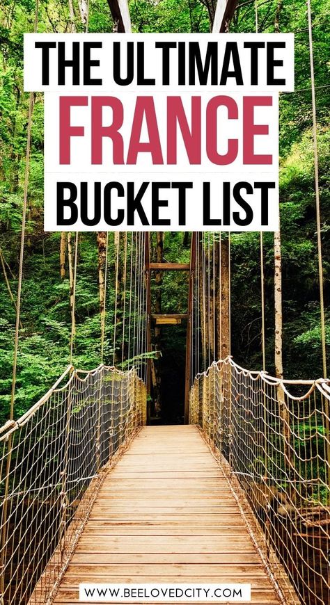 Discover the ultimate bucket list for France. Everything you need to know about France is right here! france bucket list | Things to do in france | beautiful places in france | France travel guide | France travel itinerary | france travel | France aesthetic | places to see in France | Places to visit in France | france travel | south of france travel | experiences in france Things To See In France, France Historical Places, France Itinerary One Week, France Things To Do, Best Places To Visit In France, 10 Days In France, France Beautiful Places, Best Places In France, France Travel Itinerary