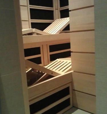 Build your own home infrared sauna with Clearlight infrared sauna kits. The DIY infrared sauna and infrared heaters are affordable and personal. Diy Infrared Sauna, Build Your Own Sauna, Homemade Sauna, Industrial Gym, Clearlight Sauna, Home Infrared Sauna, Diy Sauna, Dream Jar, Building A Sauna