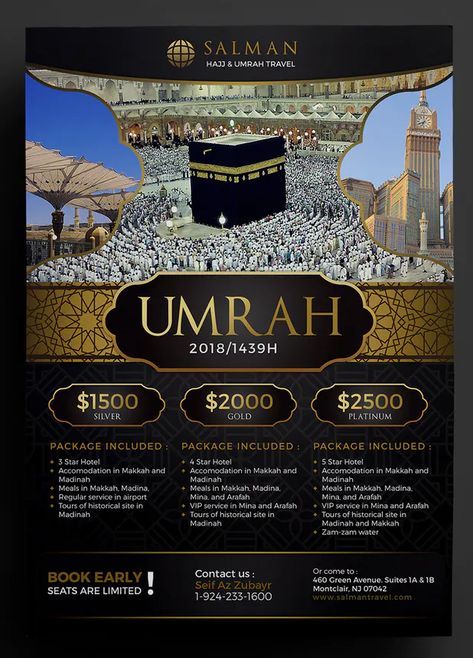 Umrah Flyer Template PSD Umrah Flyer Design, Umrah Poster Design, Islamic Flyer, Umrah Guide, Strawberry Shortcakes, Makkah Madina, Bus Games, Cv Format, Corporate Brochure Design