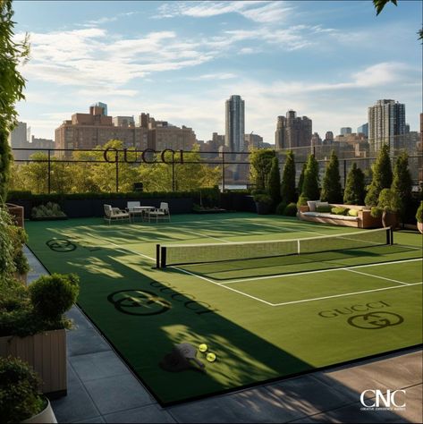 Home Tennis Court, Experiential Retail, Indoor Sports Court, Huge Home, Sports Court, School Interior, Sport Court, Beach Tennis, Indoor Sports