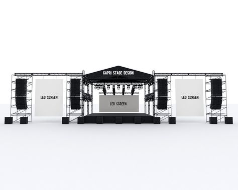 Concert Stage Layout, Music Stage Design Ideas, Panggung Konser Design, Concert Stage Design Ideas, Stage Design Festival, Stage Concert Design, Concert Stage Set Design, Stage Ideas Concert, Music Stage Design