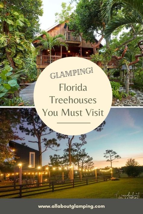 In this article, we will go over not only some of our favorite Florida Treehouses, but a few of our favorite amazing outdoor sites you can discover on your weekend Florida glamping getaway or your week-long Florida treehouse vacation. Loxahatchee Florida, Treehouse Vacations, Stilt Home, Treehouse Rentals, Camping Cabin, Florida Camping, Florida State Parks, Everglades National Park, Eco Lodge