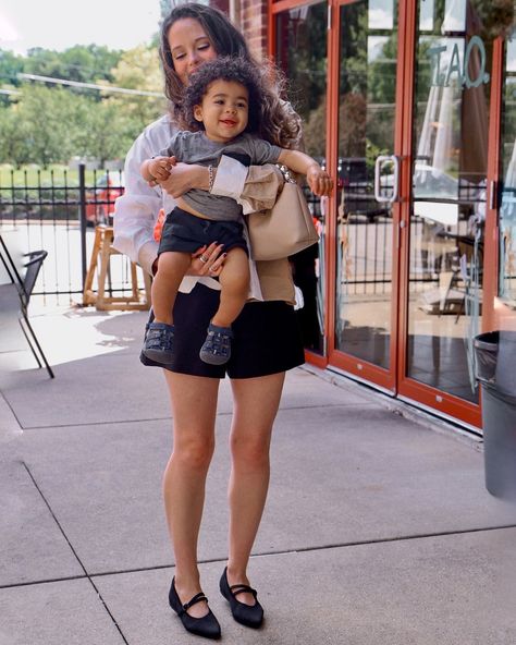 I’m super into these flats 👌🏼And because they’re @vivaia_official, you know they’re comfy 😉 Use code loveviv for 10% off a pair of your own. Wore this look to brunch with my family! 📸: @sharper1919 🖤Shoes: @vivaia_official 🖤Top: @darling 🖤Shorts: @bananarepublic 🖤Bag: @meliebianco 🖤Necklace: @mejuri 🖤Earrings: @studs . . #vivaiashoes #maryjaneshoes #summeroutfits #summeroutfitideas #summeroutfitinspo #styleinspiration #stylishmom #outfitideas #cuteoutfits #cuteoutfitideas Mejuri Earrings, Stylish Mom, July 15, Earrings Studs, Mary Jane Shoes, My Family, Summer Outfits, Cute Outfits, Style Inspiration