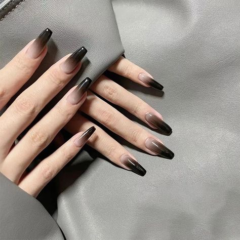 Coffin Nails
Fake Nails
Printed Nails
False Nails
Manicure Trends
2024NailTrends
Fashion Nails
Ballerina Nails
DIY Nails
Nail Art Filmy Vintage, Ballet Nails, Nagel Tips, Goth Nails, Black Gradient, Pretty Gel Nails, Gradient Design, Dream Nails, Black Nails