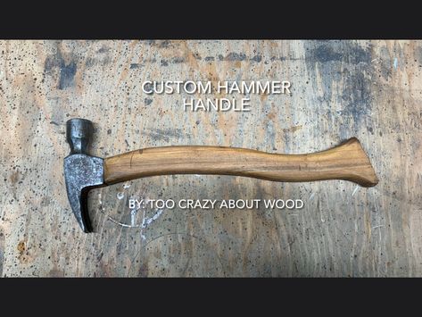 The goal is to create custom tools that fit your trade. Ergonomically correct tools benefit us and our health. Hammer Handle Design, Diy Handle, Wood Hammer, Chipping Hammer, Blacksmith Hammer, Handmade Tools, Hammer Handles, Tool Tote, Vintage Tools