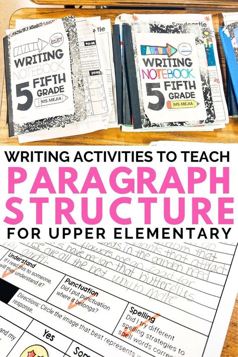 Make teaching paragraph writing a breeze with our Five-Day Lesson Plan! Equip your students with the ability to write clear topic sentences, detailed supporting details, and strong conclusion sentences. This plan includes hands-on activities and peer review to reinforce paragraph structure and organization. Writing Paragraphs 4th Grade, Transition Words Anchor Chart, Paragraph Writing Topics, Teaching Paragraphs, Teaching Paragraph Writing, Descriptive Paragraph, Paragraph Structure, Writing Mini Lessons, Writing Center Activities