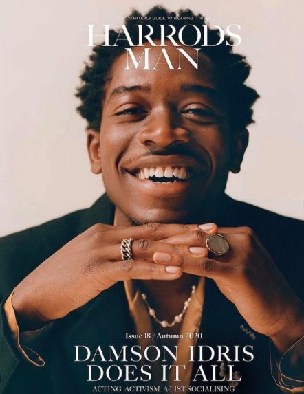 Black Magazine Covers, Damson Idris, Man Magazine, Black Magazine, Haute Couture Dresses, Plus Size Clothes, Shooting Photo, Black Man, Smile Because