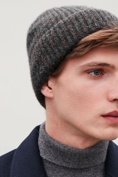 zoomed image Men Hat Outfit, Hat Outfit Winter, Wardrobe Sale, Small Wardrobe, Stylish Man, Cashmere Hat, Cashmere Accessories, Roll Neck Jumpers, Man Hat