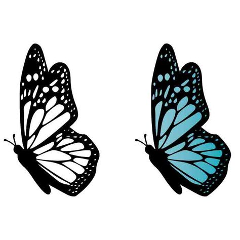 Butterfly Svg Free Cricut, Free Butterfly Svg Files For Cricut, Free Butterfly Svg, Butterfly Cricut Svg, Bedroom Butterfly, Blue Svg, File Cover, Svg Butterfly, Butterfly Svg