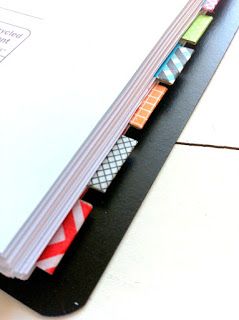 Copy Cat Looks: DIY: Tab Dividers Diy Tabs For Planner, Diy Tabs, Smashbook Ideas, Binder Tabs, Book Dividers, Binder Ideas, Book Organizer, Journal Tips, Tab Dividers