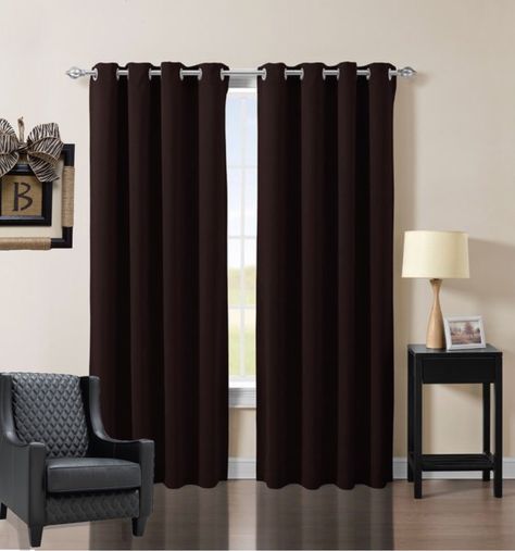 Dark Brown Curtains, Ocean Lifestyle, Dark Blue Curtains, Ombre Curtains, Grey Blackout Curtains, Insulated Drapes, Brown Curtains, Dark Curtains, Room Divider Curtain