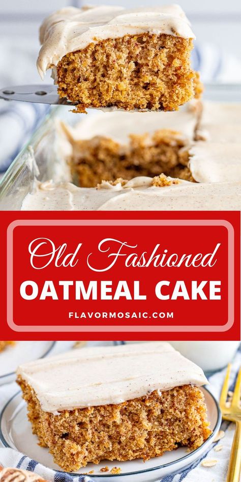 Oatmeal Flavors, Delicious Oatmeal, Old Fashioned Oatmeal, Cinnamon Cream Cheese, Oatmeal Cream Pies, Homemade Oatmeal, Oatmeal Cake, Easy Oatmeal, Cake Recipes Easy Homemade